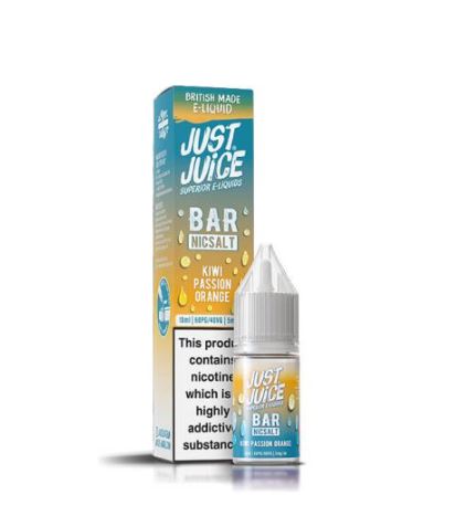 Just Juice Kiwi Passion Orange 10ml Bar Nic Salts E-liquid&nbsp;