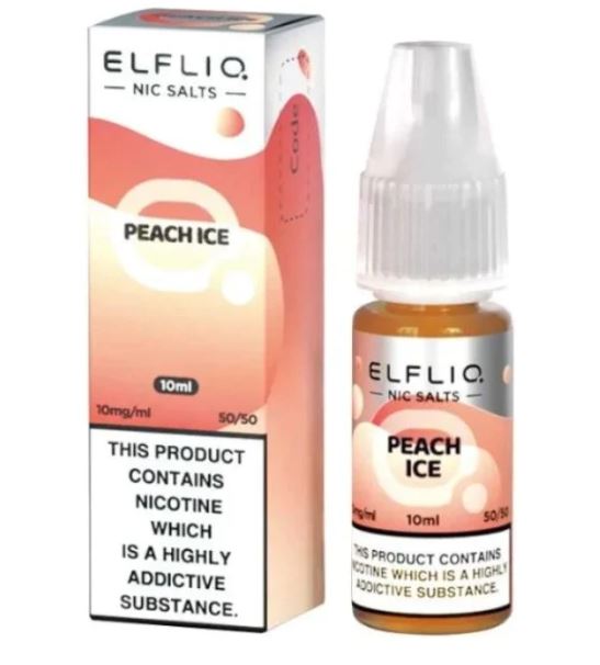ELFLIQ Nic Salts ELF BAR Peach Ice 