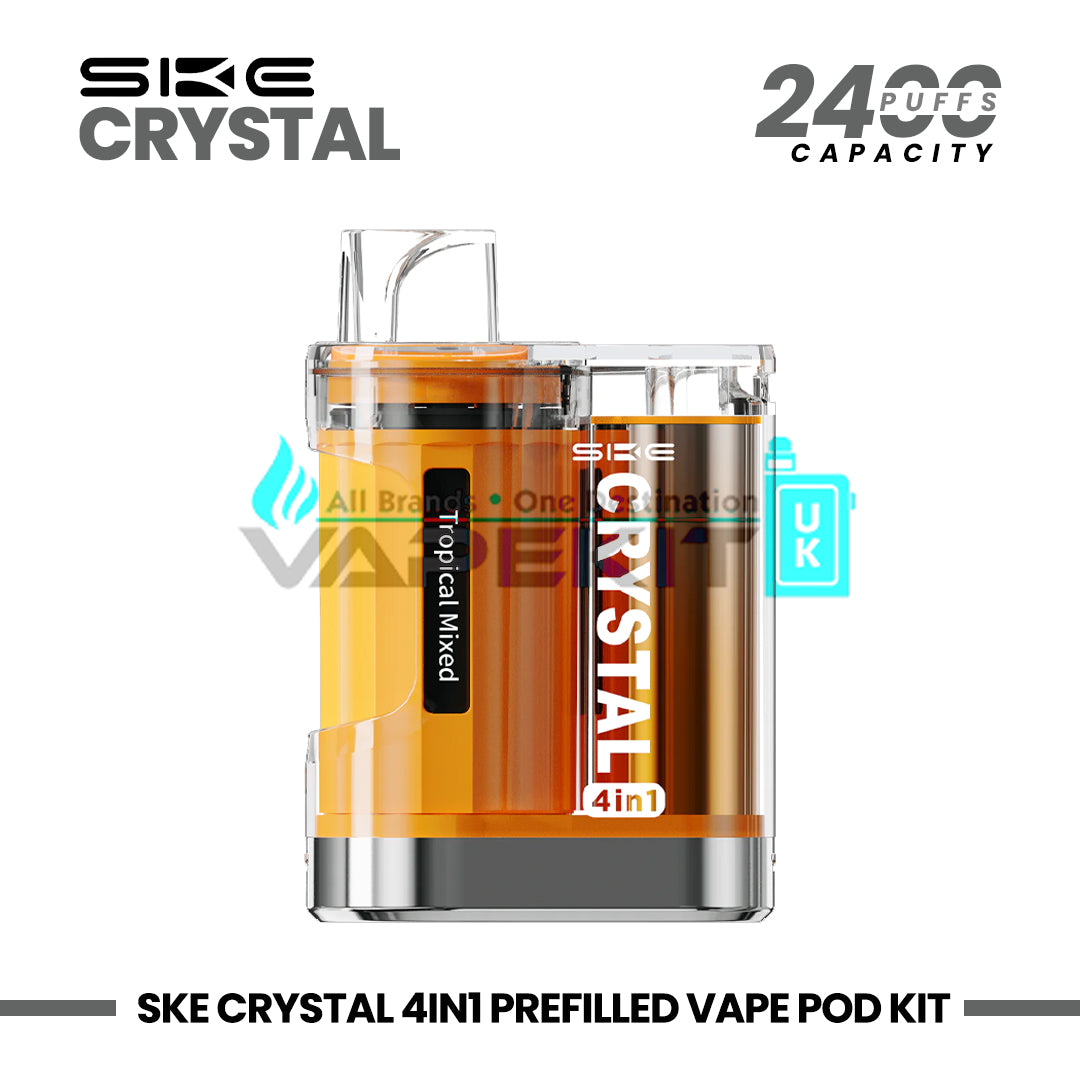 SKE Crystal 4in1 Prefilled Vape Pod Kit-£12.89 - Vape Store UK | Online Vape Shop | Disposable Vape Store | Ecig UK