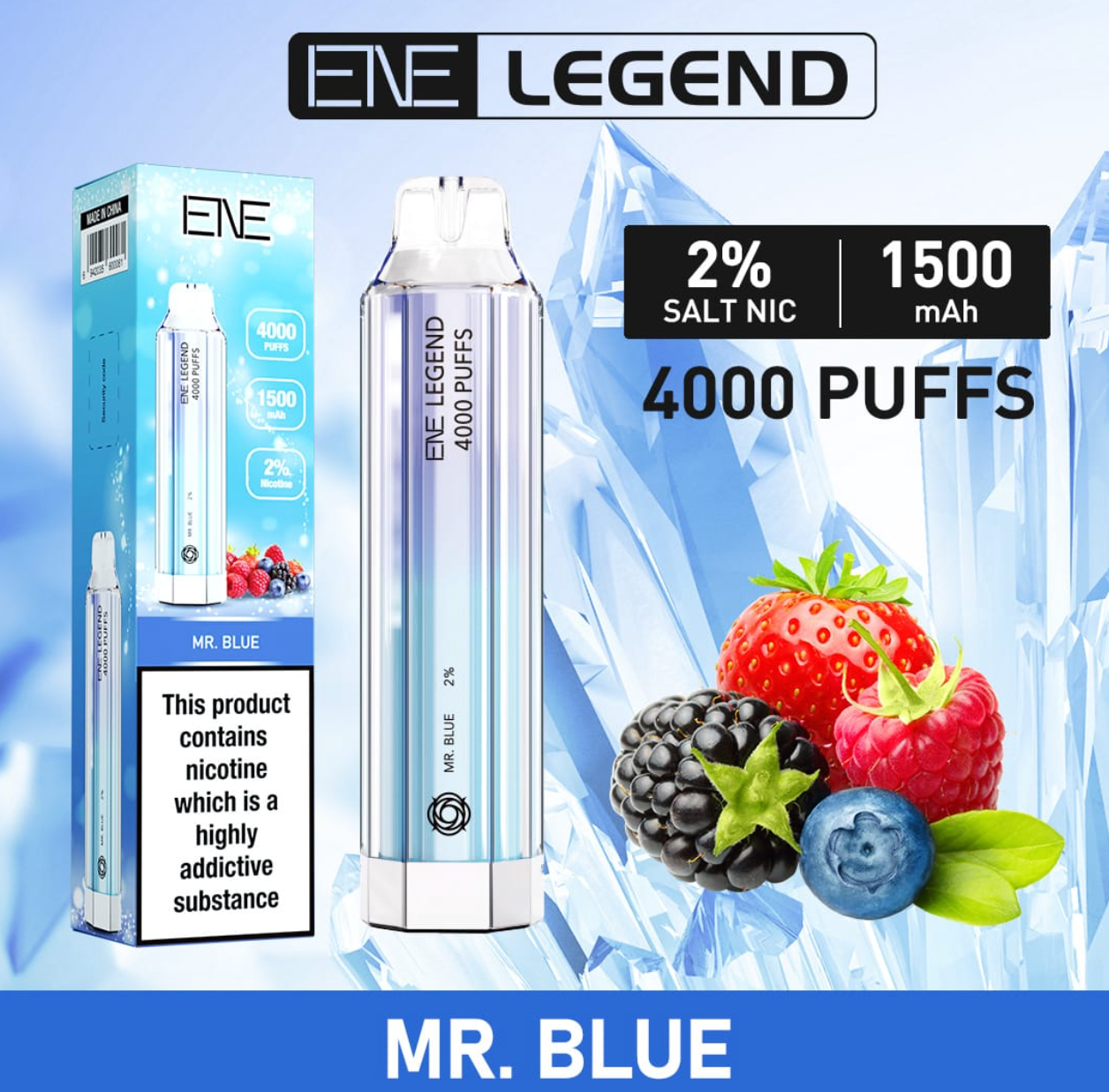 Ene Legend 4000 Disposable Puffs