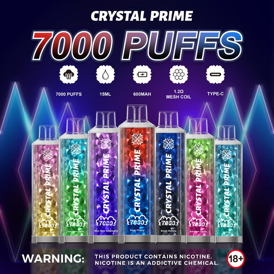 Gummy Bear Crystal Prime 7000 Puffs - Vape Store UK | Online Vape Shop | Disposable Vape Store | Ecig UK