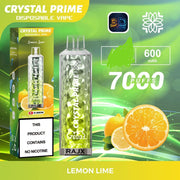 Lemon Lime Crystal Prime 7000 Puffs - Vape Store UK | Online Vape Shop | Disposable Vape Store | Ecig UK