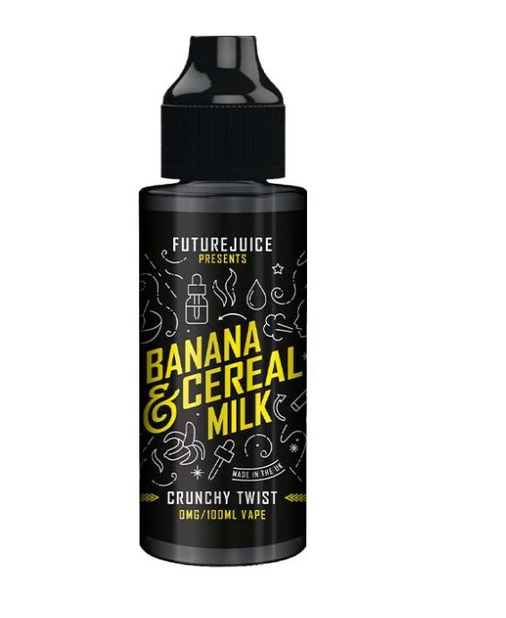 Banana Cereal Milk 100ml Shortfill E-Liquid by Future Juice