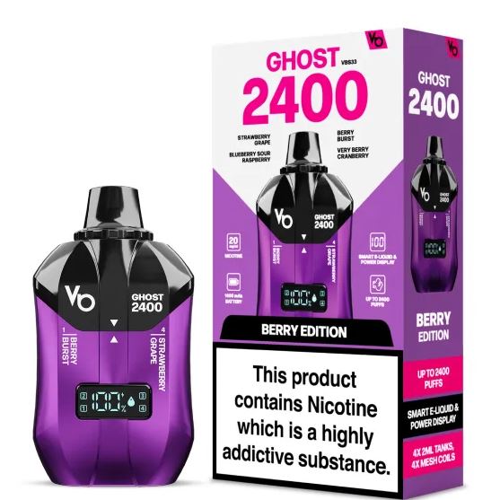 Vapes Bars Berry Edition Ghost 2400 Disposables