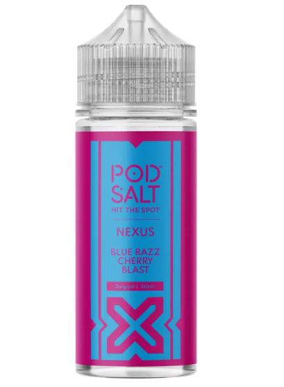 Pod Salt Nexus Blue Razz Cherry Blast SHORTFILL E-LIQUID