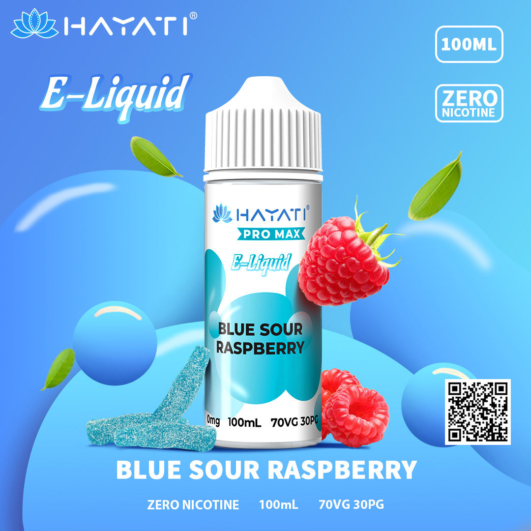 Hayati Pro Max Blue sour Raspberry 100ml Eliquid