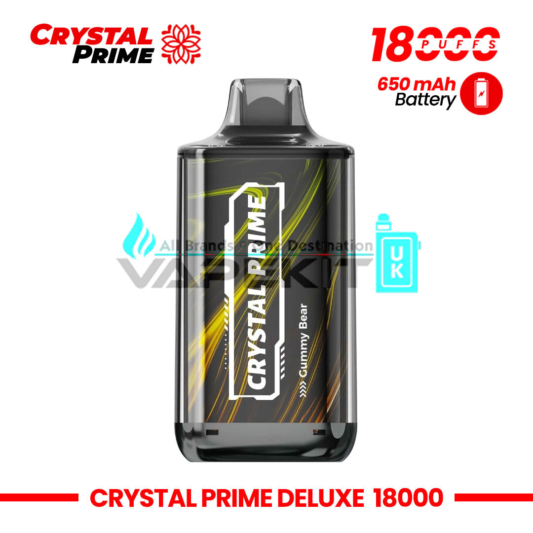 Crystal Prime Deluxe 18k Puffs Gummy Bear