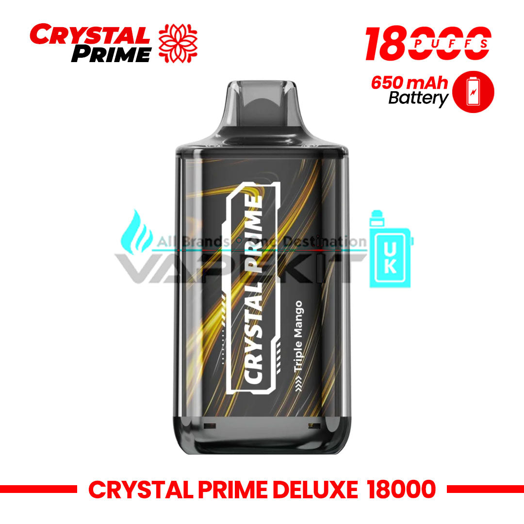 18000 Puffs Crystal Prime Triple Mango Disposable Vape