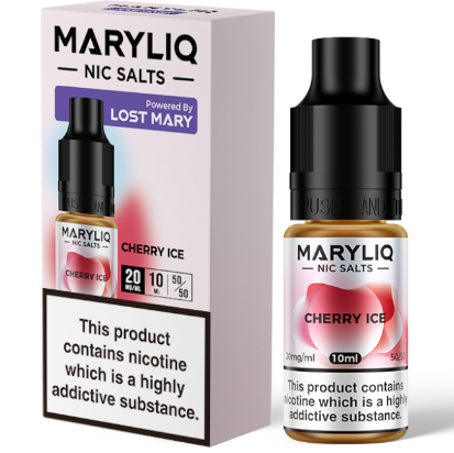 MaryLiq Lost Mary 10mg/20mg Cherry Ice Nic Salt