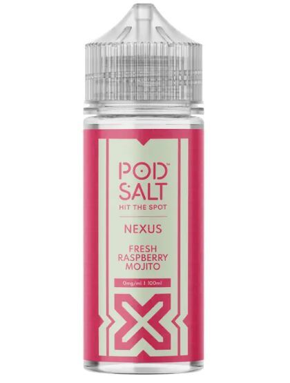Pod Salt Nexus Fresh Raspberry Mojito SHORTFILL E-LIQUID