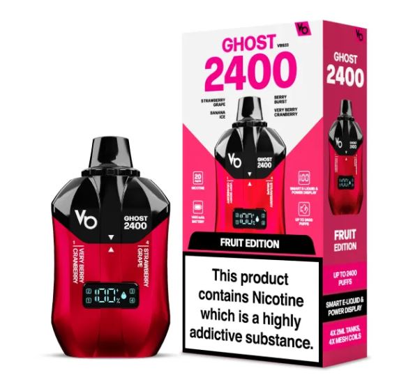 Ghost 2400 Fruit Edition Disposable by Vapes Bars