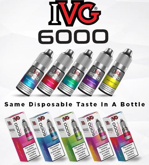 IVG 6000 -NIC SALTS
