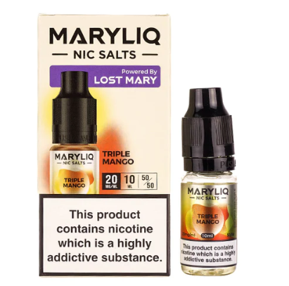 MaryLiq Lost Mary 10mg/20mg Triple Mango Nic Salt
