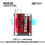 SKE Crystal 4in1 Prefilled Vape Pod Kit-£12.89 - Vape Store UK | Online Vape Shop | Disposable Vape Store | Ecig UK