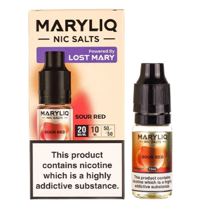 MaryLiq Lost Mary 10mg/20mg Sour Red Nic Salt