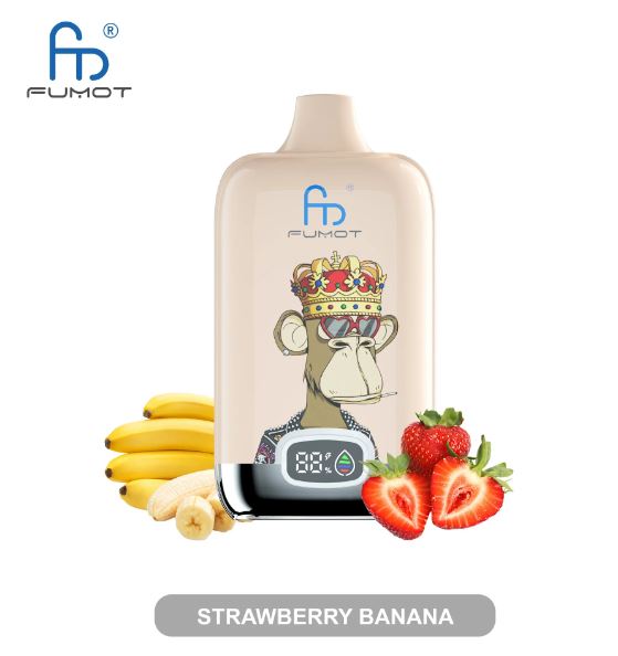 RandM Fumot 12k Puffs Strawberry Banana Vape