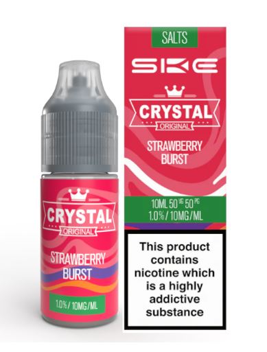 SKE Crystal E-liquid Nic Salts Strawberry Burst