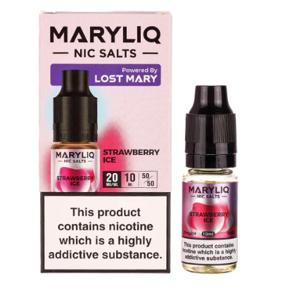 MaryLiq Lost Mary 10mg/20mg Strawberry Ice Nic Salt