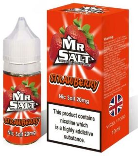 Mr.Salt Strawberry 10ml - Only for £2.49 CHEAPEST! - Vape Store UK | Online Vape Shop | Disposable Vape Store | Ecig UK