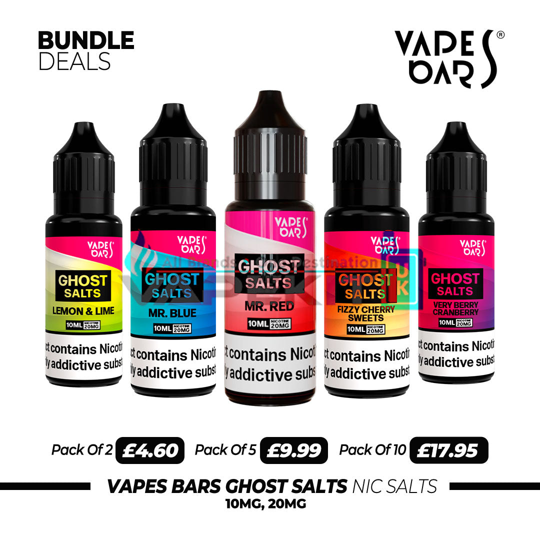 Vapes Bars Ghost Nic salts Caribbean Crush  - Only for £2.49 BIG SAVING! - Vape Store UK | Online Vape Shop | Disposable Vape Store | Ecig UK