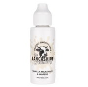 The Lancashire Creamery Vanilla Milkshake & Wafers 100ml Shortfill E-Liquid