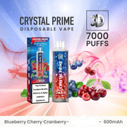 Blueberry Cherry Cranberry Crystal Prime 7000 Puffs - Vape Store UK | Online Vape Shop | Disposable Vape Store | Ecig UK