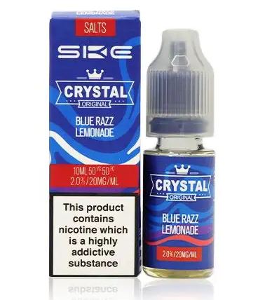 SKE Crystal E-liquid -Nic Salts- Blue Razz Lemonade