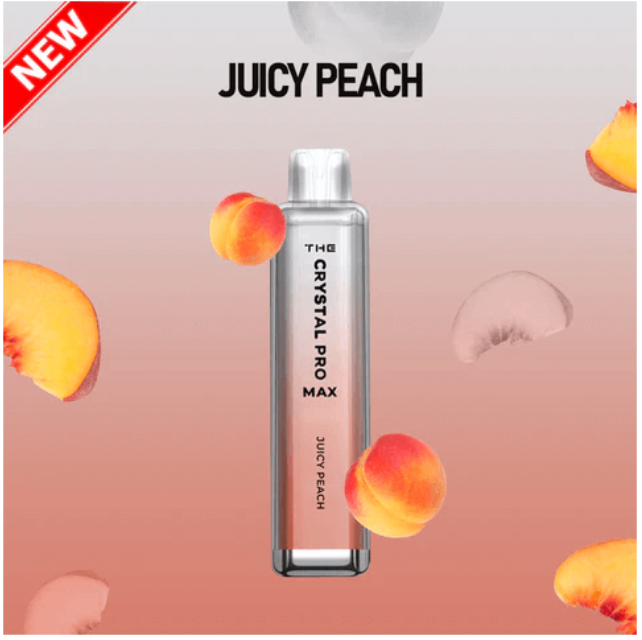 Crystal Pro Max Bar 4000 Puffs Juicy Peach - Vape Store UK | Online Vape Shop | Disposable Vape Store | Ecig UK