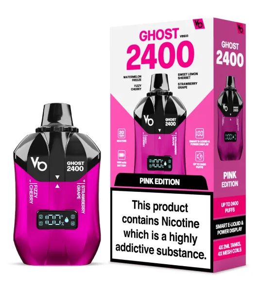 Pink Edition Ghost 2400 Disposable by Vapes Bars