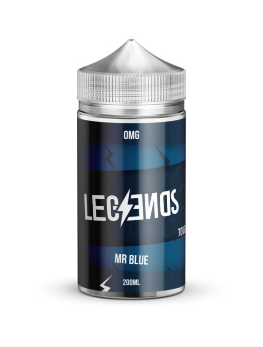MR BLUE Vape Juice By Legends E-Liquid 0mg 200ml 70/30 - Vape Store UK | Online Vape Shop | Disposable Vape Store | Ecig UK