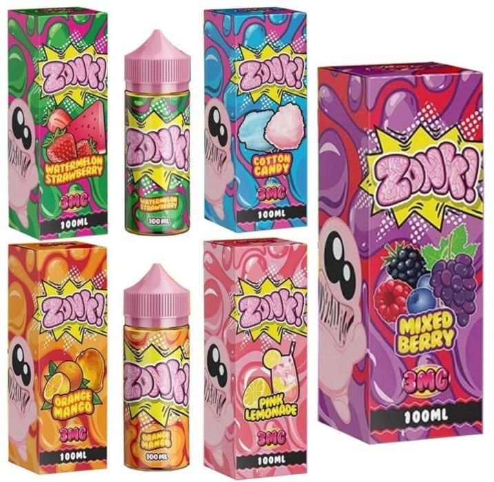 Zonk E Liquid 100ML 0MG/3MG By Juice Man. American E Juice - Vape Store UK | Online Vape Shop | Disposable Vape Store | Ecig UK