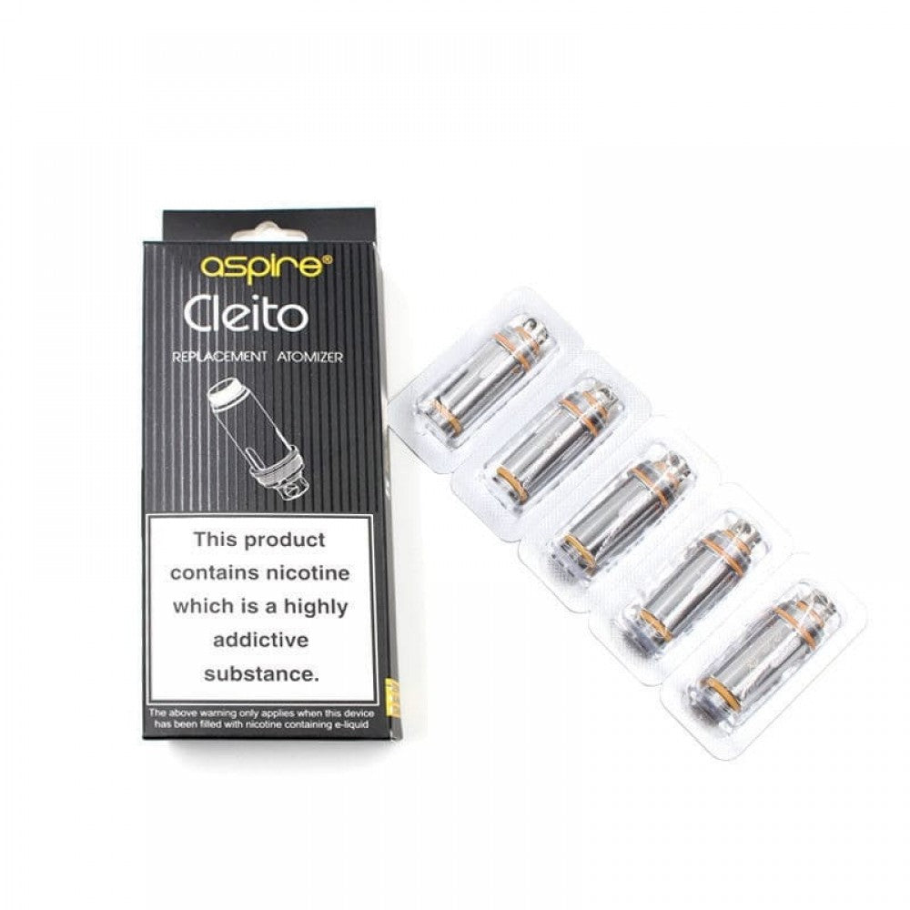 ASPIRE Cleito Replacement Coils Heads (5 pack) 0.4/0.27/0.2/SS316L - Vapkituk