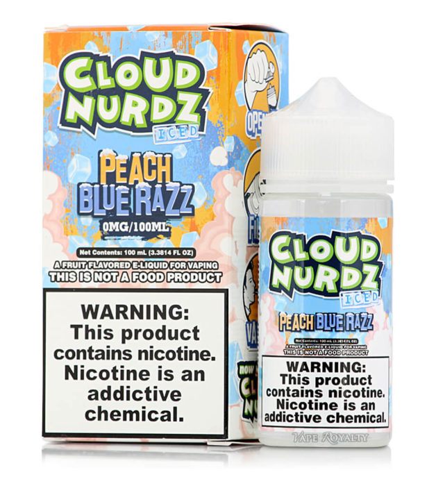 Cloud_Nurdz_iced_Peach_BlueRazz_ejuice