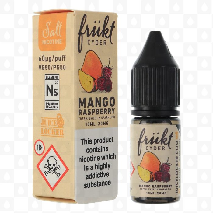Frukt Cyder - Nicotine Nic Salt E Liquid Vape Juice 10ML 10 BOTTLES - Vape Store UK | Online Vape Shop | Disposable Vape Store | Ecig UK