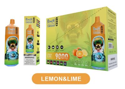 Lemon & Lime RANDM TORNADO VAPE 9000 DISPOSABLE PUFFS - Vape Store UK | Online Vape Shop | Disposable Vape Store | Ecig UK