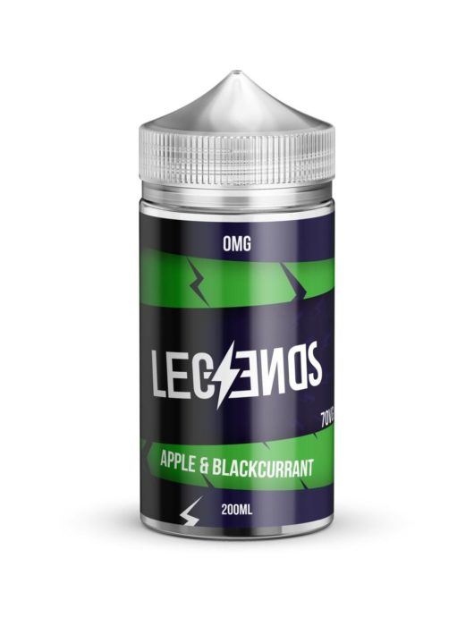 Apple & Blackcurrant Vape Juice By Legends E-Liquid 0mg 200ml 70/30 - Vape Store UK | Online Vape Shop | Disposable Vape Store | Ecig UK