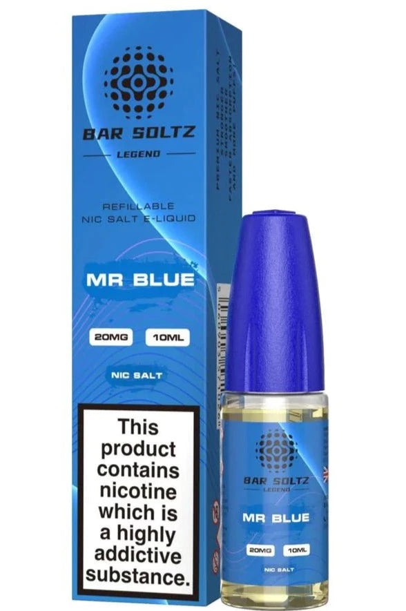 Bar Soltz Legend Nic Salts 10/20 Mg Mr Blue