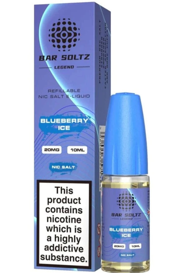 Bar Soltz Legend Nic Salts 10/20 Mg Blue Berry Ice