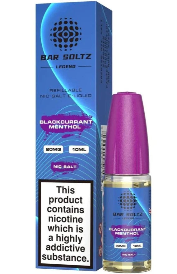 Bar Soltz Legend Nic Salts 10/20 Mg Black currant menthol