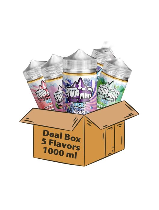Bazooka Sour Man E Liquid 200ml – Deal Box 1000ml - Vape Store UK | Online Vape Shop | Disposable Vape Store | Ecig UK