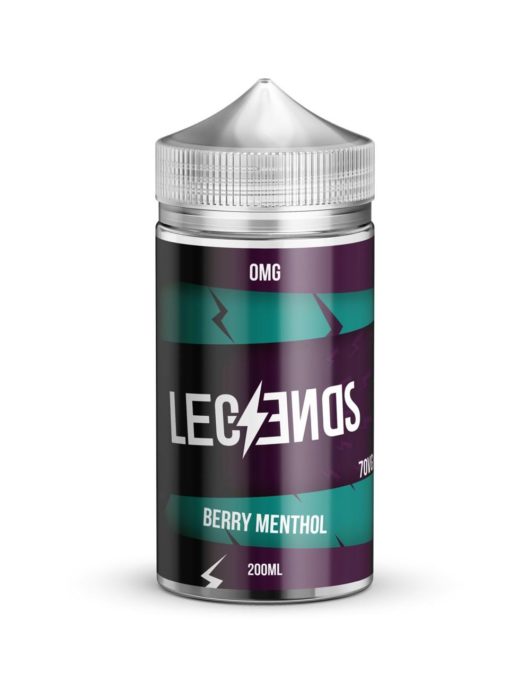 Berry Menthol Vape Juice By Legends E-Liquid 0mg 200ml 70/30 - Vape Store UK | Online Vape Shop | Disposable Vape Store | Ecig UK