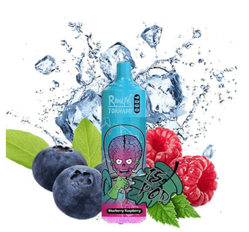 RandM Tornado 9000 Blueberry Raspberry Vape - Buy Now!