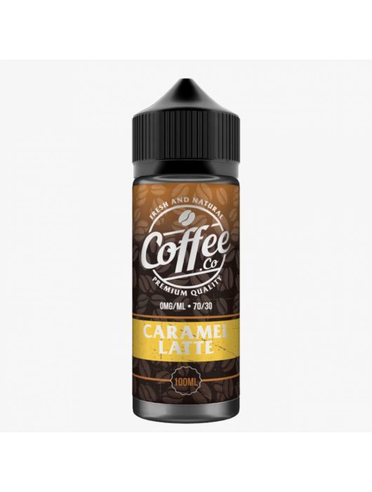 CARAMEL LATTE 100ML E LIQUID COFFEE CO - Vape Store UK | Online Vape Shop | Disposable Vape Store | Ecig UK