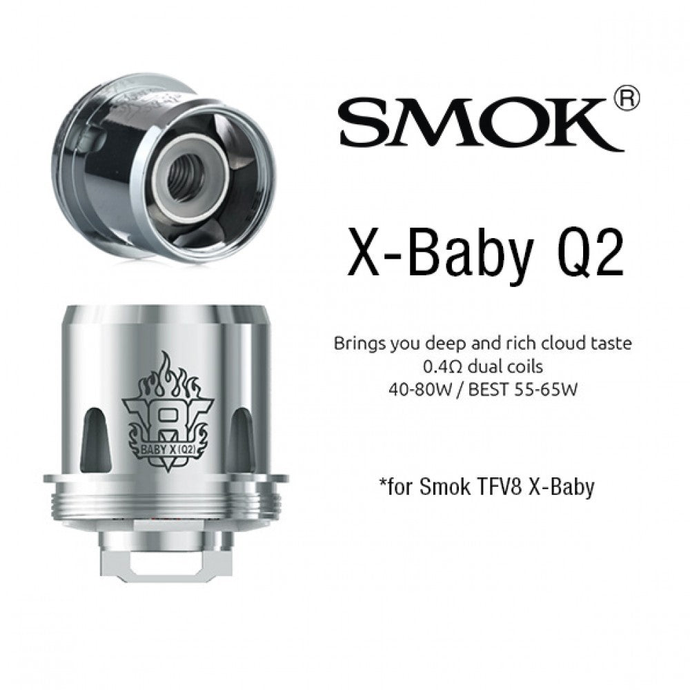 Smok TFV8 X-Baby Tank Coil (G-Priv 2 Coil) T6 | Q2 | M2 | X4 (3 Coils) - Vapkituk