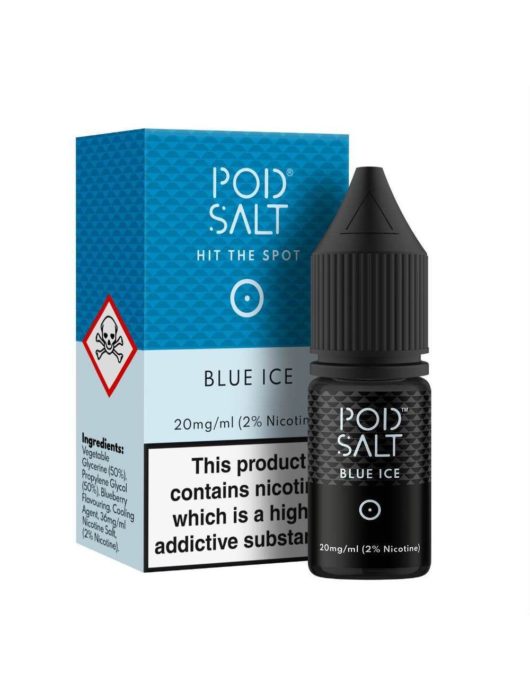 Pod Salt Blue Ice Nic Salt - Vape Store UK | Online Vape Shop | Disposable Vape Store | Ecig UK