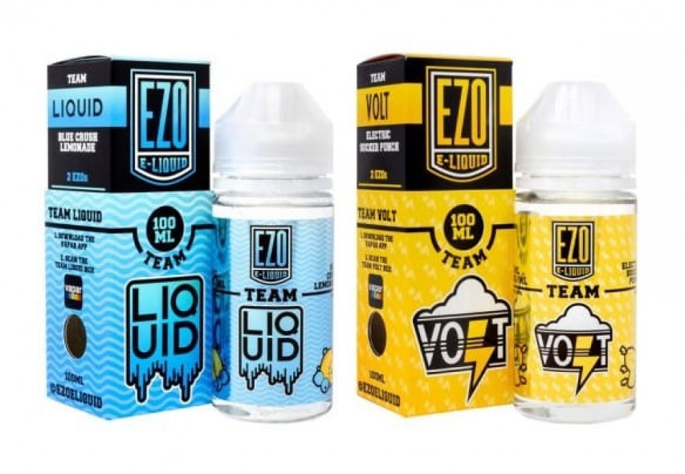 EZO E-Liquid Team Volt E-Liquid E Juice – World’s First Trick Box – 100ml - Vape Store UK | Online Vape Shop | Disposable Vape Store | Ecig UK