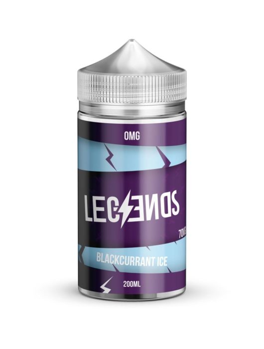 Blackcurrant Ice Vape Juice By Legends E-Liquid 0mg 200ml 70/30 - Vape Store UK | Online Vape Shop | Disposable Vape Store | Ecig UK