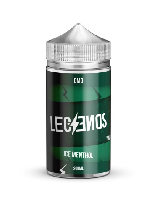 Ice Menthol Vape Juice By Legends E-Liquid 0mg 200ml 70/30 - Vape Store UK | Online Vape Shop | Disposable Vape Store | Ecig UK