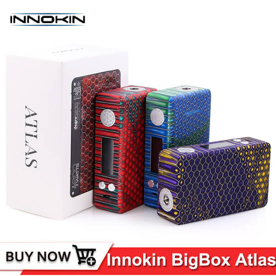 INNOKIN Big Box Atlas 200W Vape Mod Honeycomb BigBox 100% Authenic All Colours - Vapkituk