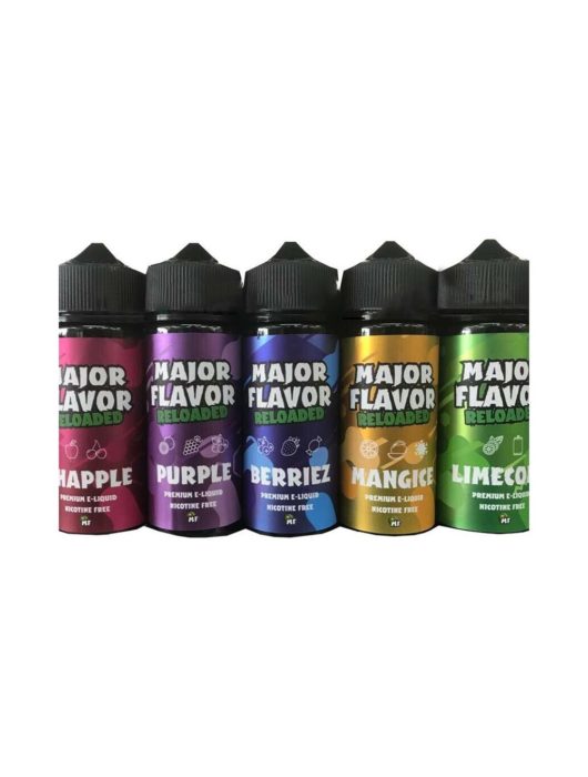 MAJOR FLAVOR RELOADED 100ml E Liquid Juice 0MG Vape - Vape Store UK | Online Vape Shop | Disposable Vape Store | Ecig UK